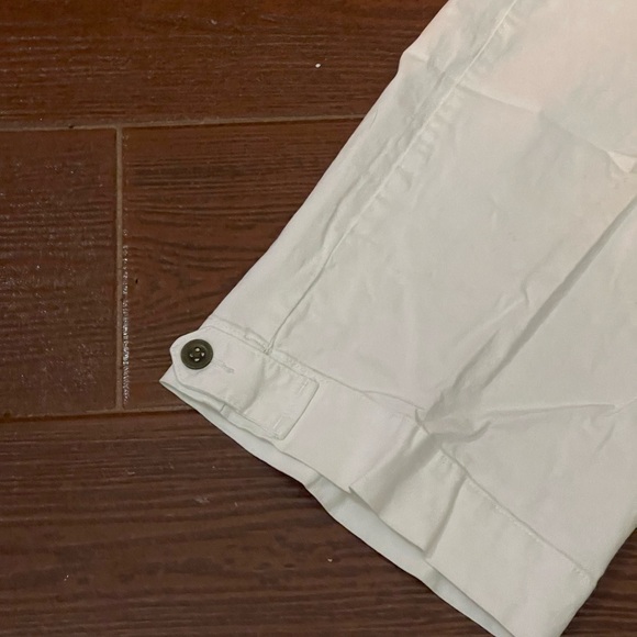 Westbound white Utility Cargo pants cropped size 14 cotton spandex five pocket - Picture 9 of 16
